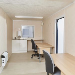 16Ft x 8Ft Steel Anti-Vandal Canteen Cabin
