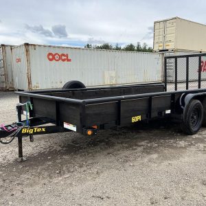 2021 Big Tex Trailers 6.5×16 6K Utility w/Ramp Gate & Spare Tire