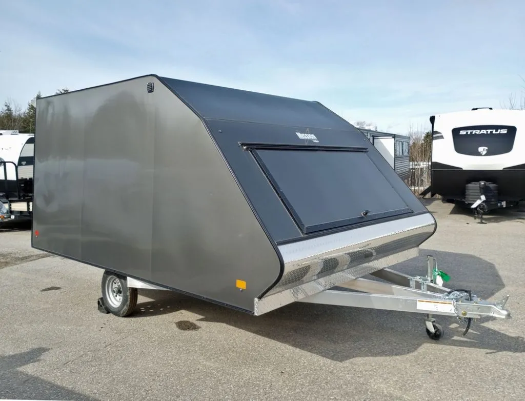 Mission Trailers 101×12 Aluminum 2-Place Crossover w/Mats & Guides, Rear Canopy - Image 6