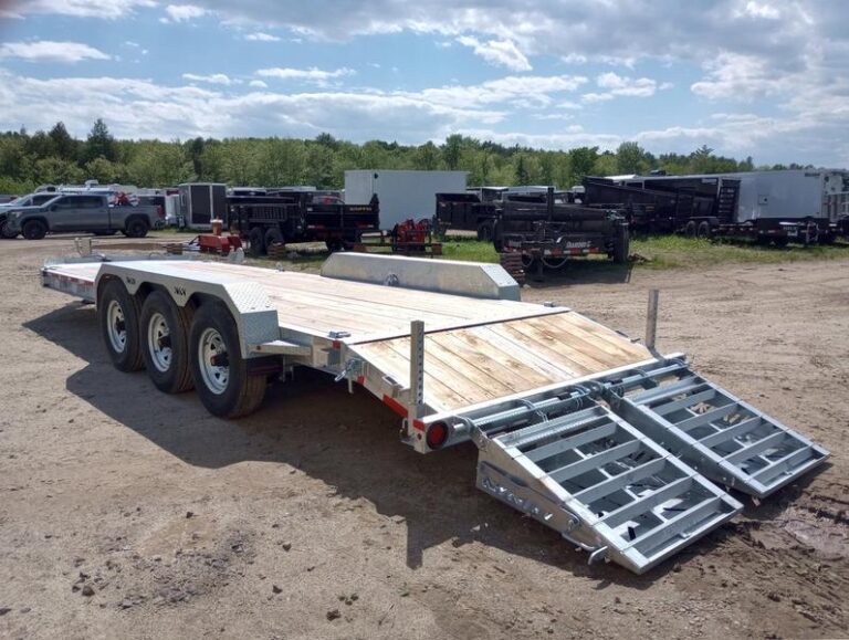 2024 N&N Trailers 7×20+3 Galvanized 22.5K Lowpro Equipment Trailer w/HD Full Width Ramps
