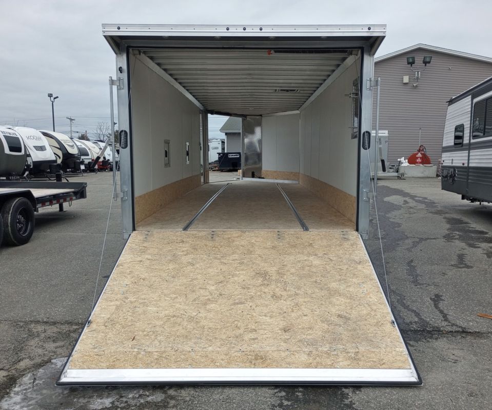 2024 Mission Trailers 101×24 Aluminum 4/5-Place Drive In/Out Deckover w/Galvanized Pkg, Canopy - Image 2