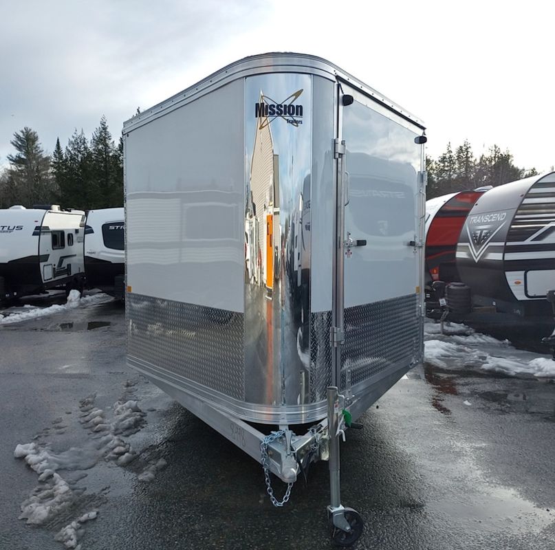 2024 Mission Trailers 101×24 Aluminum 4/5-Place Drive In/Out Deckover w/Galvanized Pkg, Canopy - Image 3