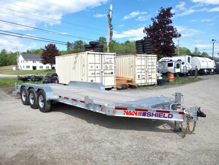 2024 N&N Trailers 7×20+3 Galvanized 22.5K Lowpro Equipment Trailer w/HD Full Width Ramps - Image 2