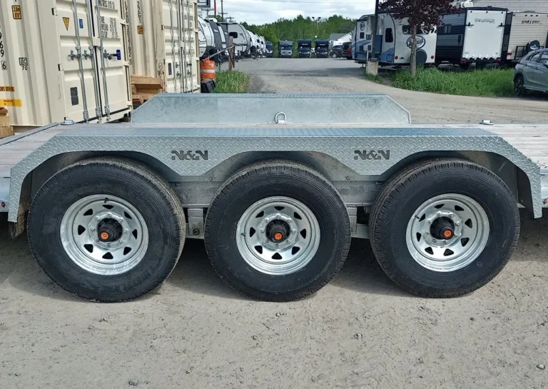 2024 N&N Trailers 7×20+3 Galvanized 22.5K Lowpro Equipment Trailer w/HD Full Width Ramps - Image 9