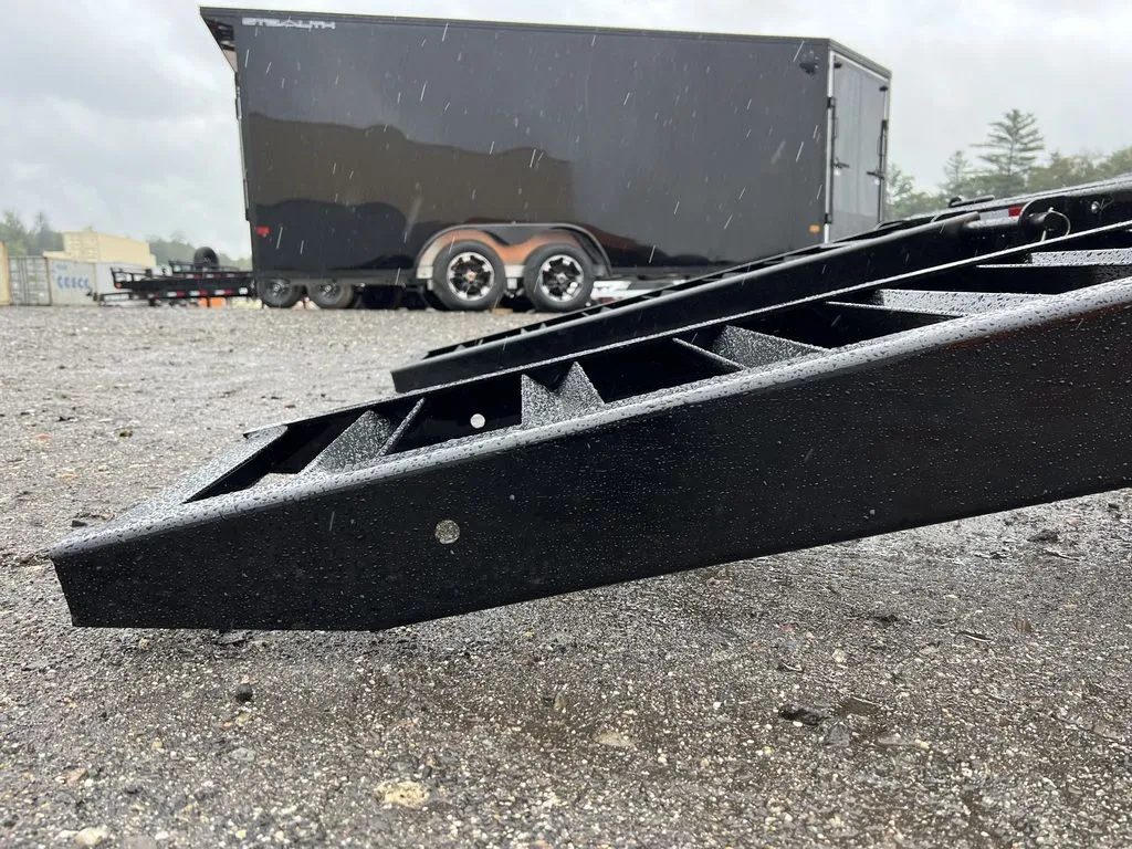 2024 Rice Trailers 7×16 10K Equipment Hauler w/D-Rings, Spare Mount, & Toolbox - Image 5