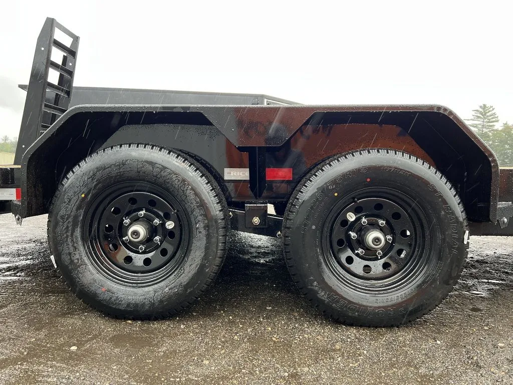 2024 Rice Trailers 7×16 10K Equipment Hauler w/D-Rings, Spare Mount, & Toolbox - Image 6
