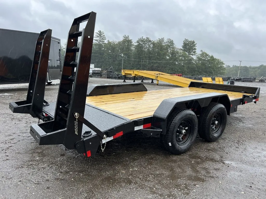 2024 Rice Trailers 7×16 10K Equipment Hauler w/D-Rings, Spare Mount, & Toolbox - Image 9