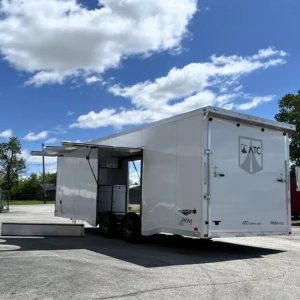 Enclosed ATC Car Trailer 2025 24ft. Aluminum ROM 450 w/Large Escape Door 4874