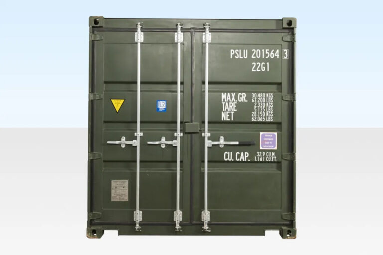 8Ft One Trip Shipping Container (Green) - Image 3