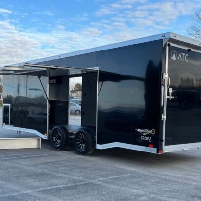 Enclosed ATC Car Trailer 2026 28ft. Aluminum ROM 550 w/LifeTrac & Large Escape Door 5951 - Image 6