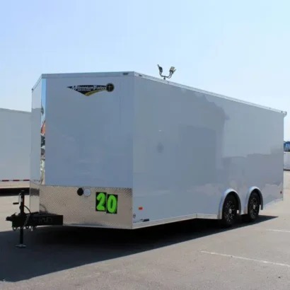 Enclosed ATC Car Trailer 2026 24ft. Aluminum ROM 550 w/Large Escape Door & LifeTrac 4994