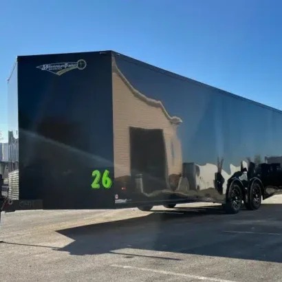 Enclosed ATC Car Trailer 2026 24ft. Aluminum ROM 400 w/Large Escape Door & Aluminum Wheels 5752 - Image 3