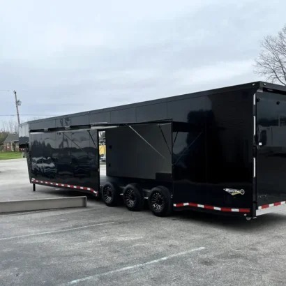 Enclosed ATC Car Trailer 2026 28ft. Aluminum ROM 550 w/LifeTrac & Large Escape Door 5951 - Image 5