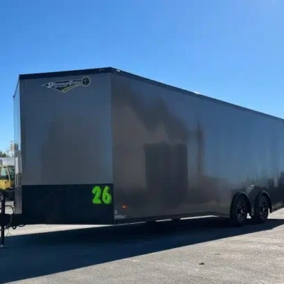 Enclosed ATC Car Trailer 2026 24ft. Aluminum ROM 400 w/Large Escape Door & Aluminum Wheels 5752 - Image 2